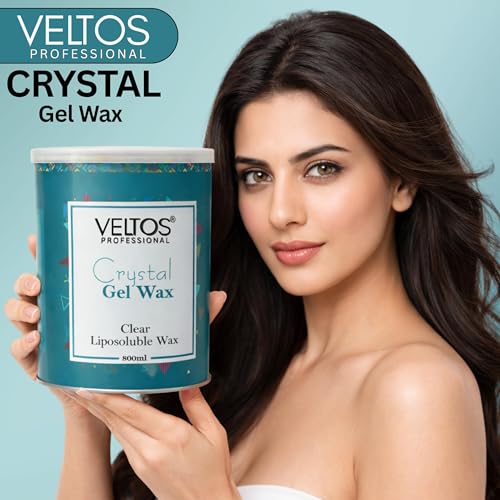 Image of Crystal Gel Wax 800ml | Clear Liposoluble Wax for Body Hair Removal | Smooth & Painless Waxing | Salon & Home Use | Suitable for All Skin Types