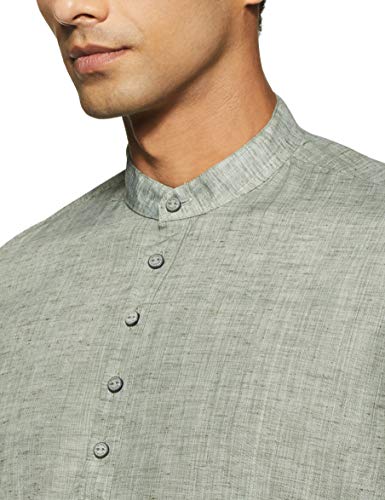 Image of Integriti Men's Cotton Solid Regular Kurta