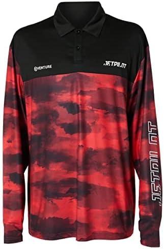 JETPILOT(ジェットパイロット)VENTUREラッシュシャツ（JA22180）レターパックライト対応 (3Lサイズ, レッド*