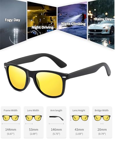 Image of Joopin Square Sunglasses Polarized UV400 Designer Sun Glasses Men Women