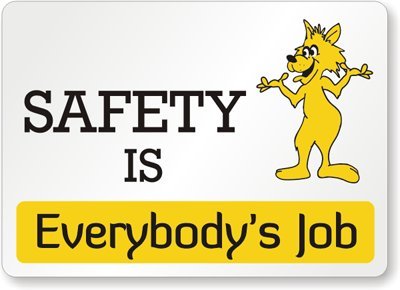 Plaque en aluminium Safety is Everybody's Job S-8864-AL