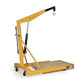 Traglast bis 1000 kg, Ausleger in 4 Stufen ausziehbar, Drehbarer Sicherheits-Lasthaken