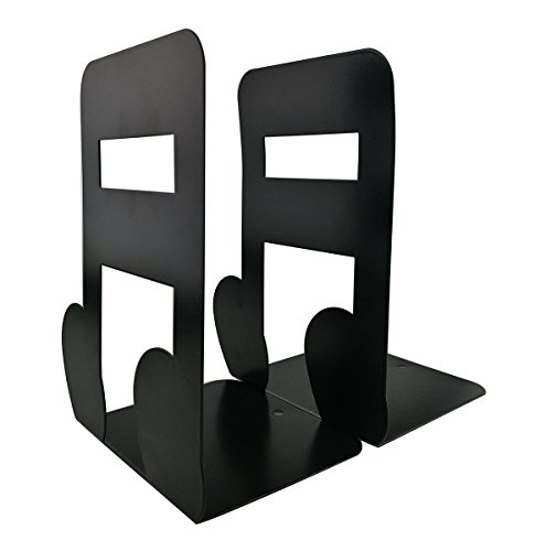 Metal Music note Bookend cancelleria 1 paio per