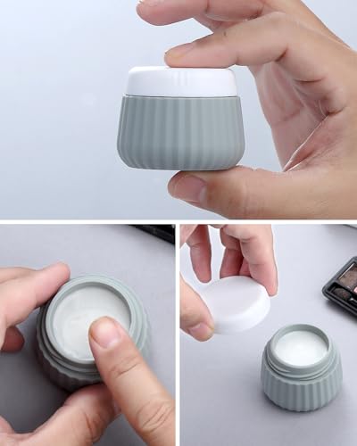 Image of Mrsdry Travel Bottles 8 Pack, TSA Approved 3 oz Toiletries Containers, Leak Proof Silicone Squeezable Essentials Jars with Clear Bag