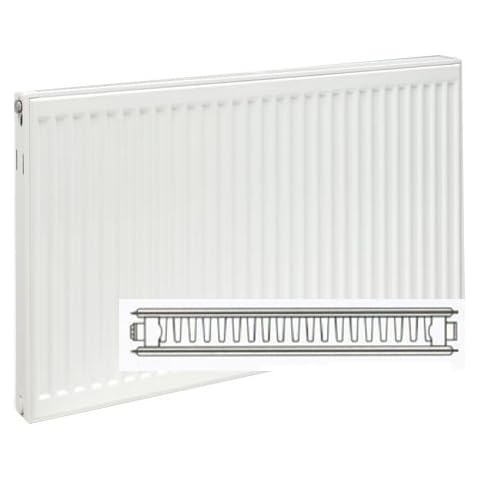 Ultraheat Single Plus Convector - 3938 BTU's - Size 700mm high x 700mm wide Cover