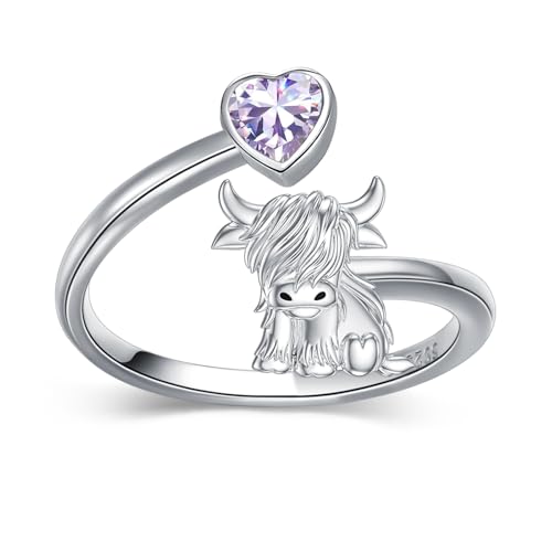 Bague pierre de naissance juin argent 925 réglable, bijou femme anneau ajustable