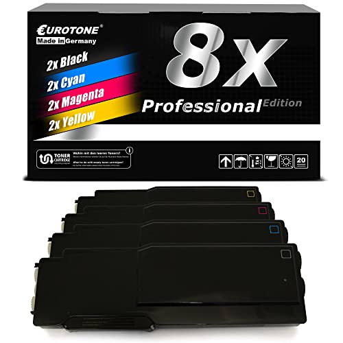 Toner compatible Xerox Phaser 6600 Workcentre 6605 pack de 8 cartouches de remplacement XL