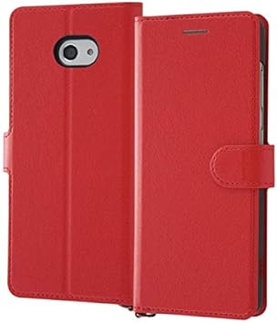 Amazon Co Jp 京セラ Kyocera Au ベイシオ Basio 4 かんたんスマホ2 かんたんスマホ2 手帳型ケース スマホケース シンプル マグネット レッド 家電 カメラ