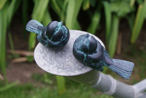 Magnetic Bird Pair (Black) - Fun Ornaments for the Garden