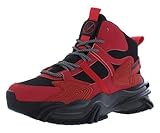 JAVI Jiggy Men's Shoes Size 8, Color: Red/Black-Red