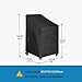 AWNIC Funda para Sillas Apilables Funda Sillas Apiladas Jardín Impermeable Oxford Resistente...