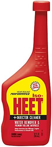 ISO Heet 28202 Premium Fuel-Line Anti-Freeze Water Remover and Injector Cleaner (355 ml)