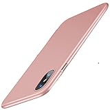 Case Compatible iPhone Xs Max Hard PC Protective Scratchproof Cover for iPhone XR (Rose Gold, iPhone Xs Max)