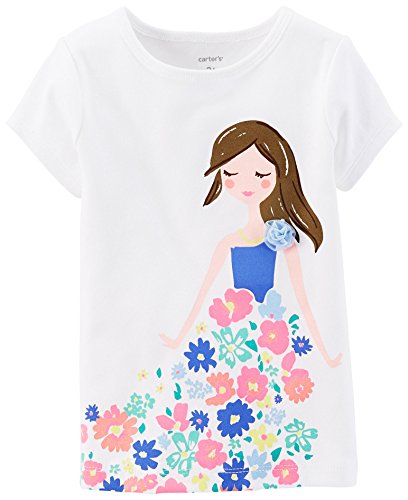 T-shirt bébé fille Carter's fleuri idéal pour les journées de crèche
