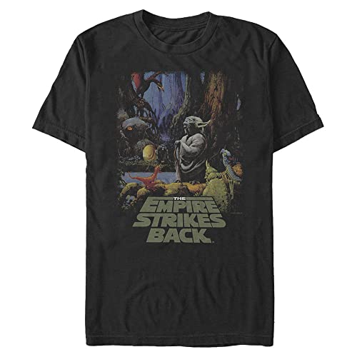 T-Shirt Star Wars Yoda Homme vêtement geek coton col rond manches courtes