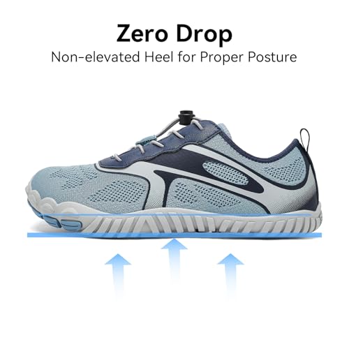 Image of HOBIBEAR Barefoot Shoes for Women Men Wide Toe Box Zero Drop Cross-Training Minimalist Unisex