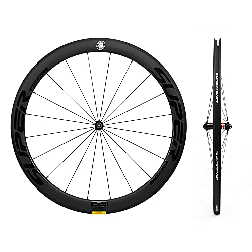 Superteam S50 700C Carbon Bike Wheel Clincher Novatec As511Sb/Fs522Sb Hub #TOP3