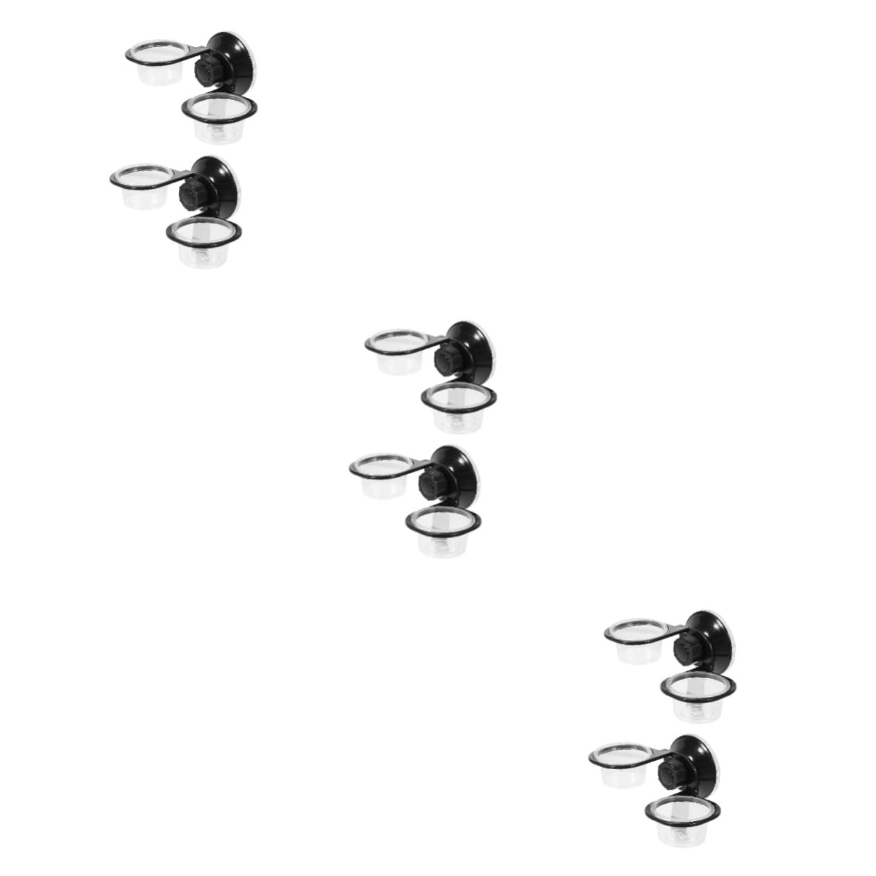 minkissy 6pezzi Ciotole per Rettili Premium da Ciotole Antiscivolo per Cibo e Design Sospensione per Lucertole Tartarughe e Facile da Pulire e Resistente