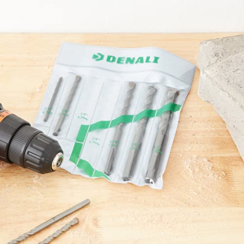 Amazon Brand - Denali Masonry Drill Bit Set, 7-Piece #TOP3