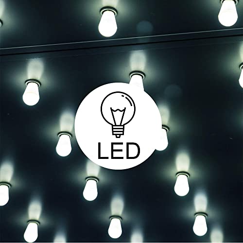 VIVIDA - Lampadina E27 MegaGlobo Filament LED, 8W