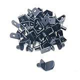 100Pcs 5mm L-Shaped Shelf Pins | Adjustable Cabinet Shelf Clips for Secure Use in Wood Shelving and Bookcases - Durable Metal Construction