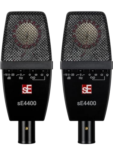 SE Electronics SE4400-PAIR Factory Matched Pair of SE4400 Large Diaphragm Condenser Microphones