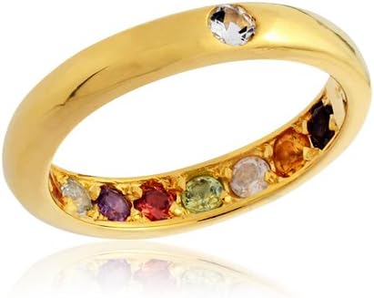 Wealthy Gold Gemstone Ring Size 54 TSR167.