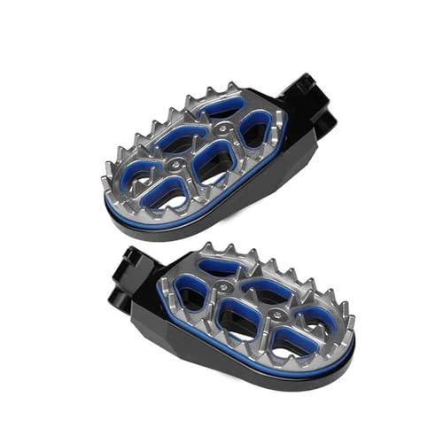 Repose-pieds pour moto Tenere 700 World Raid en aluminium robuste anodisé noir haute finition