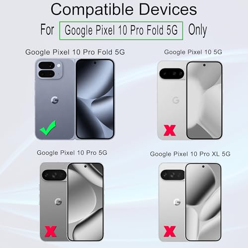 Image of Ibywind for Google Pixel 10 Pro Fold Screen Protector,2-Pack,9H Hardness Tempered Glass with Camera Lens Protector,Easy Installation Tool,Bubble-Free,Fingerprint Unlock,Anti-Shatter,Anti-Scratch