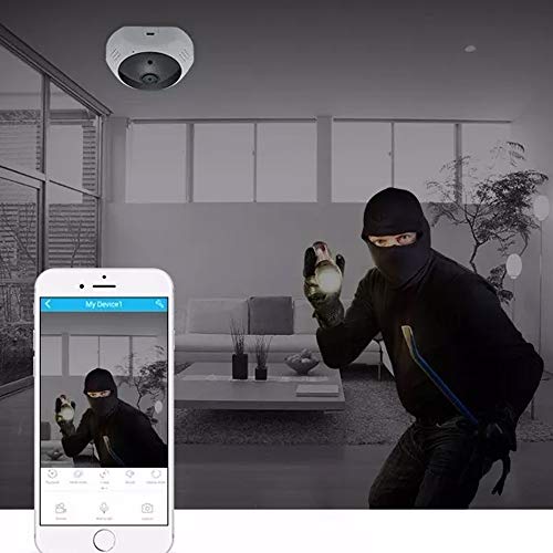 Mini Câmera Panorâmica Segurança 3d Wi-fi 360º Sensor