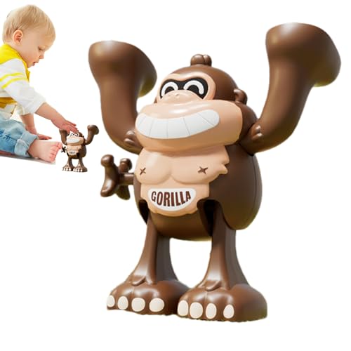 Kids Wind Up Toys - Gorilla Clockwork Somersault Toy Flipping Animal Figure | 360 Stunt Wind-Up Toy For Boys Girls Fun Orangutan Gift For Parties Birthdays Holidays Perfect Playroom For Todd