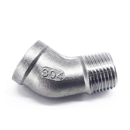 Coude 45 degrés inox pour résoudre les fuites et dévier un tuyau 1 1/2