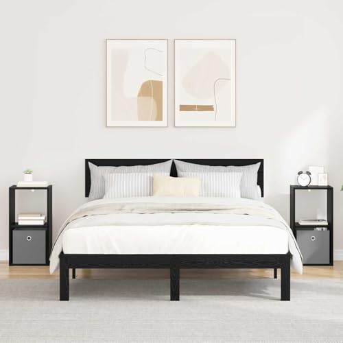 Table de chevet chêne noir : la solution de rangement idéale