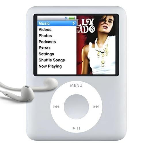 Image of Drumstone 【Summer Season with 15 Years Warranty】 1.8 inch LCD Screen, Portable MP3 Player. Comes with Charging Cable & Earphones. Convenient for Travel (Silver) Memory Card not Included