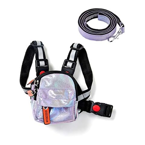 icicecream Dog Backpack Harness with Leash Cover