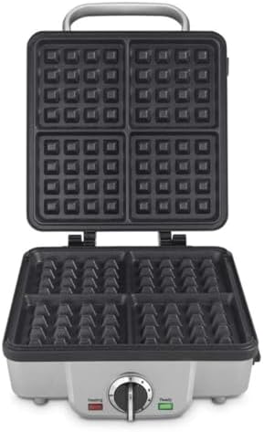 Cuisinart Belgian Waffle Maker with Pancake Plates, Nonstick...