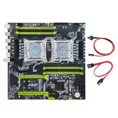 Carte Mère X99 M.2 NVMe double processeur LGA2011-3 pour station de travail et virtualisation 256Go