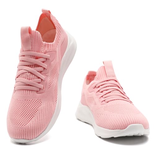 Image of DLWKIPV Womens Slip on Walking Tennis Shoes for Women Work Running Athletic Gym Sports Sneakers Lightweight Casual Shoe