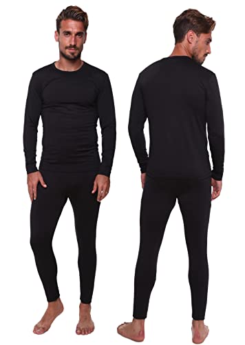 Outland Conjunto de Ropa Interior térmica para Hombre; Capa Base; Forro Polar Suave de Peso Medio;...