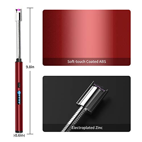 HOTERB Lichtbogen Feuerzeug , Elektro Feuerzeug USB Aufladbares Elektrisch Feuerzeug mit Touch Fläche, Elektronisches… – Bild 7