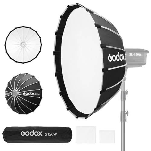 Godox S120W diffuseur flash strobocoscopique et modeleur de lumière 120 cm compact