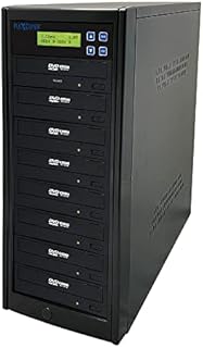 PlexCopier 24X SATA 1 to 7 CD DVD M-Disc Supported Duplicator Writer Copier Tower with Free DVD Video Copy Protection