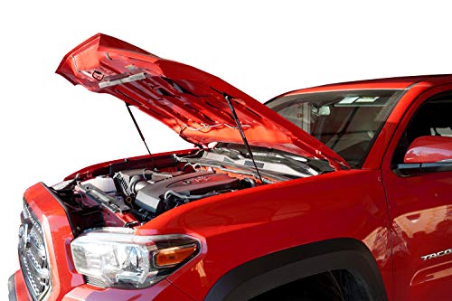 Redline Tuning 21-27015-03 Hood Quicklift Elite System Compatible With Toyota Tacoma 2016+ (Stainless Steel Struts) #TOP5