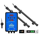 IceCap Titanium 2X400 Watt Aquarium Heater Elements, Controller & pH Tester Bundle (4 Items)