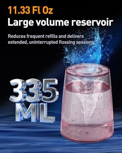 Image of MySmile LP221 Cordless Water Flossers for Teeth w /UVC Light & OLED Display