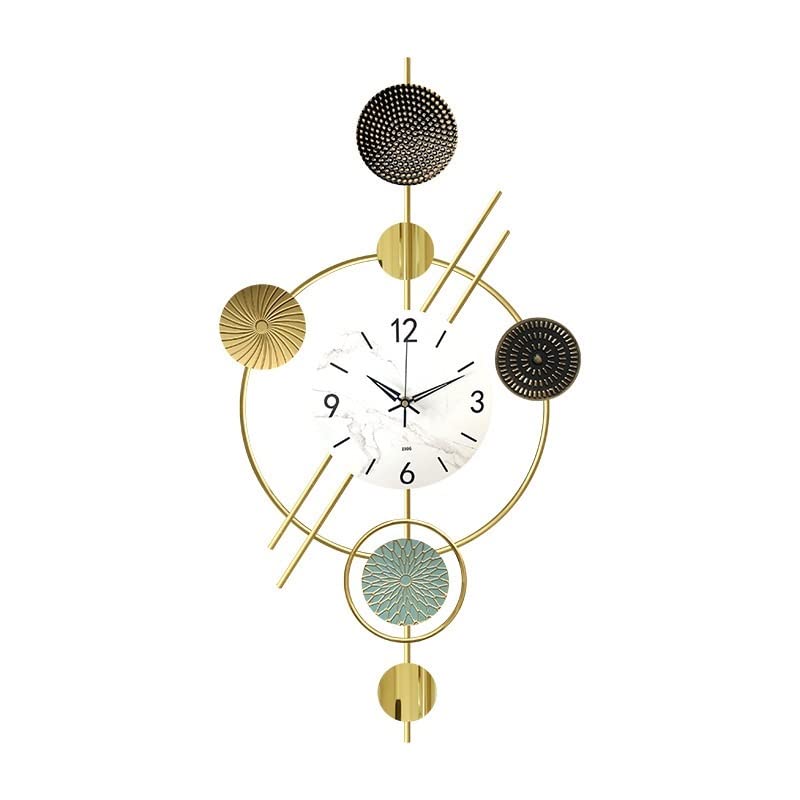 Horloge murale de personnalité TUSUOD au design épuré salon