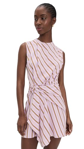 ALC Dion Dress, Lilac/Curry, 4