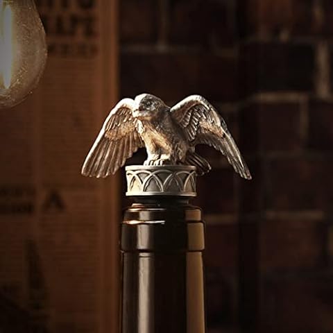 Royal Selangor Pewter Hedwig Wine Stopper - Harry Potter Collection Reusable Silicone Bottle Plug/Cork/Preserver Gift for Christmas Cover