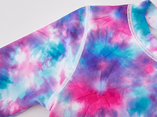 Image of UMELOK Toddler and Little Girls Rash Guard Sets with Bikini Bottoms Swimwear