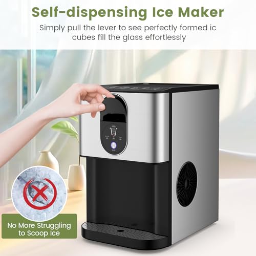 Máquina de Hielo Nugget Auto-dispensable 56 lbs/24h miniatura 4